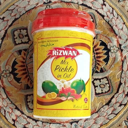 ترشی انبه مخلوط پاکستانی(RiZWAN) رضوان یک کیلوگرمی — تصویر ۲