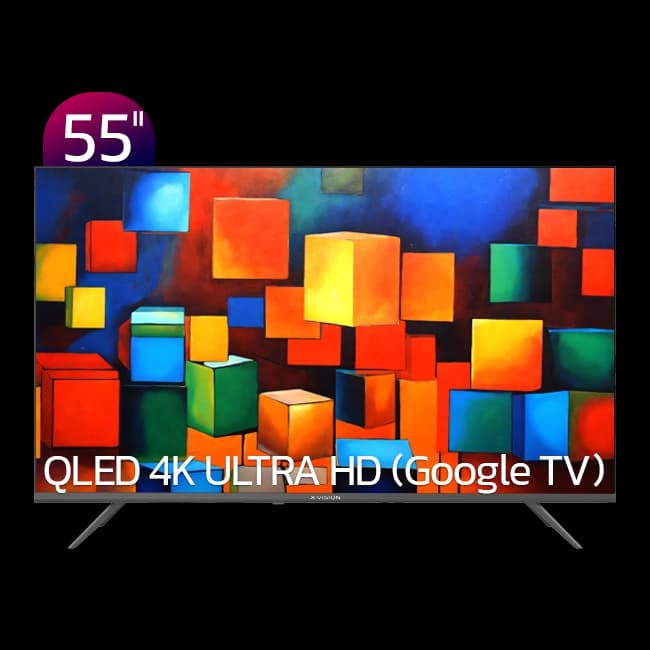 تلویزیون هوشمند QLED 4Kایکس ویژن مدل XYU800 سایز 55 اینچ — تصویر ۲