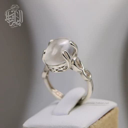 انگشتر نقره زنانه دٌر نجف اصل کد568 — تصویر ۲