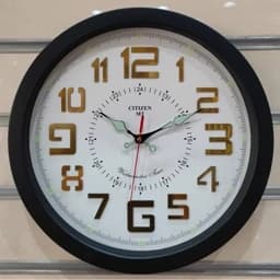 ساعت دیواری شب نما آرام گرد سایز 37 کد 2 — تصویر ۳