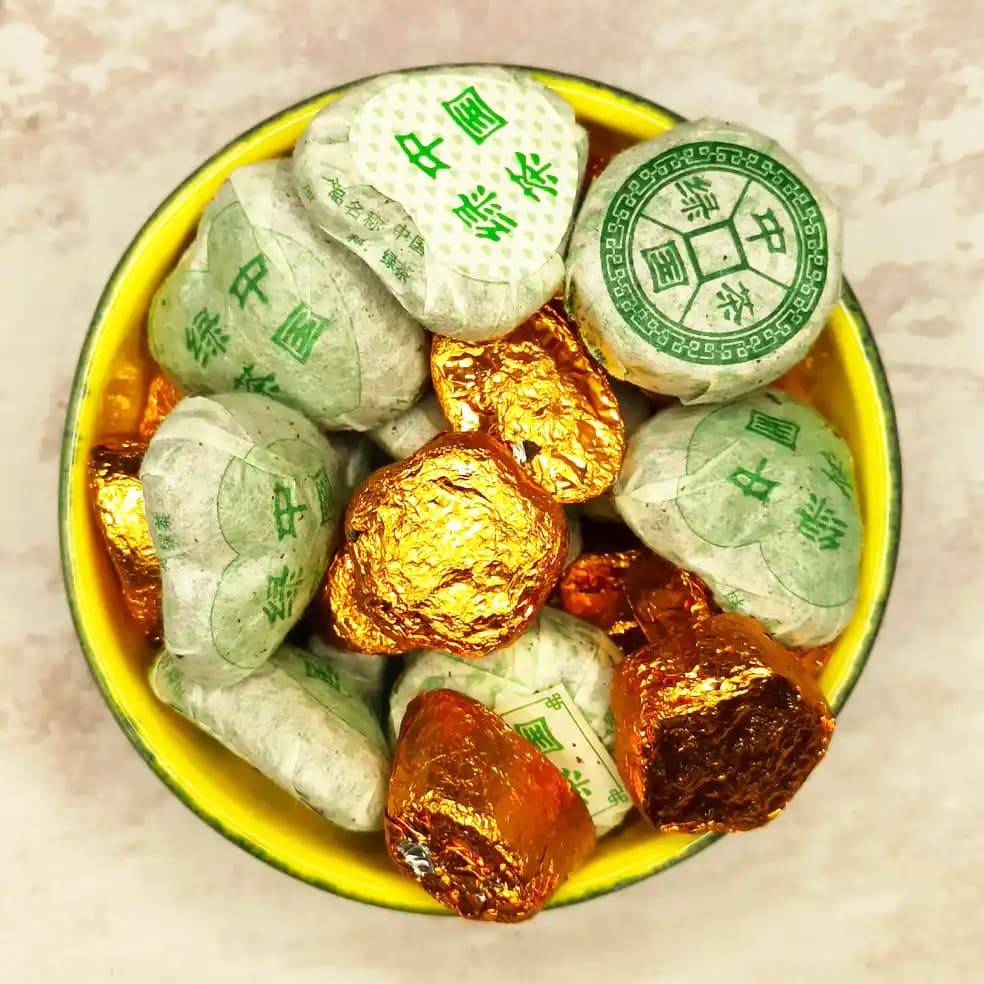 چای سبز پوئر چینی گل‌جیل — تصویر ۱۱