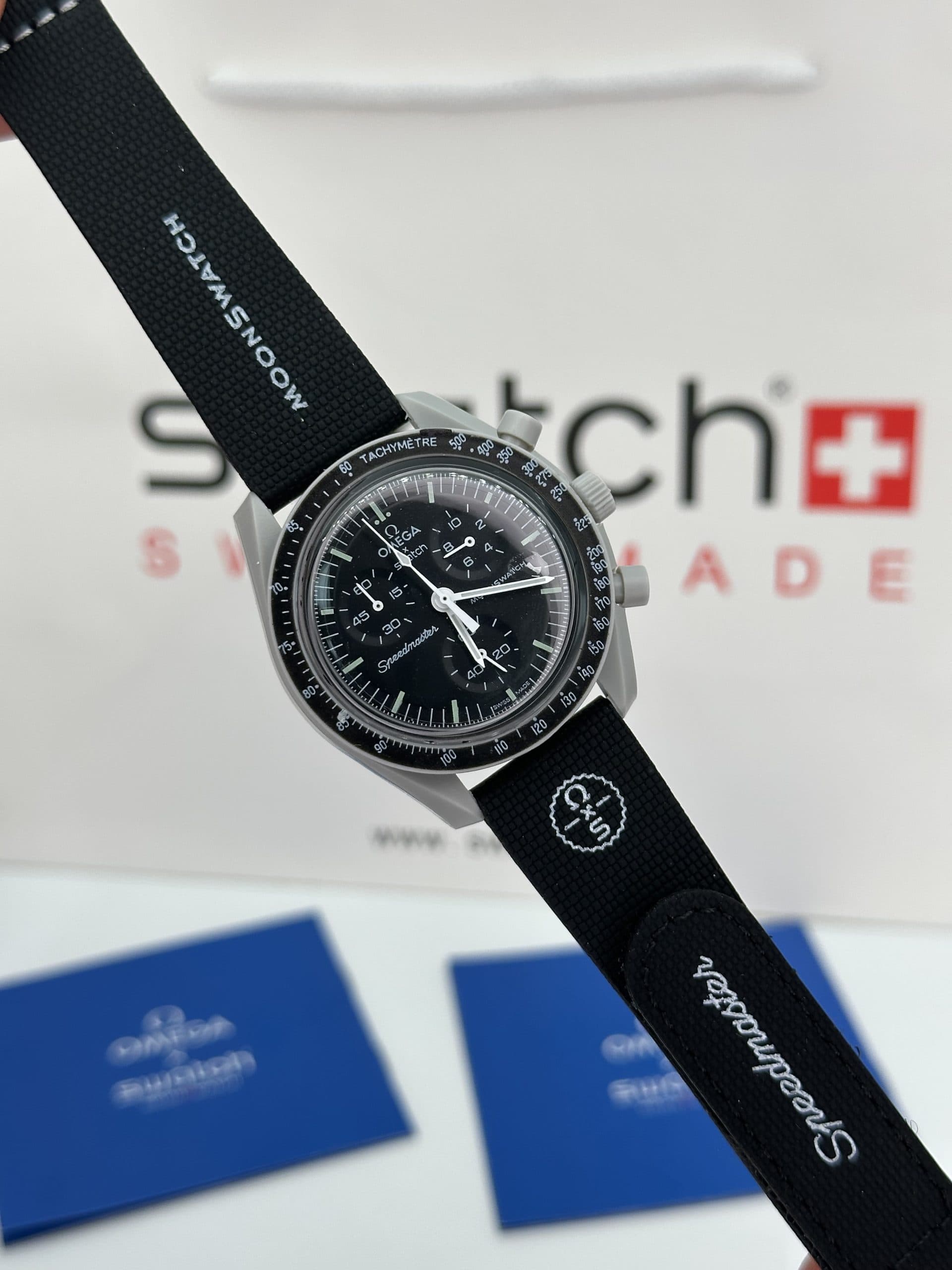 ساعت مچی امگا سواچ مدل ماموریت به سوی ماه Omega Swatch Mission To The Moon 2026 (کپی) — تصویر ۲