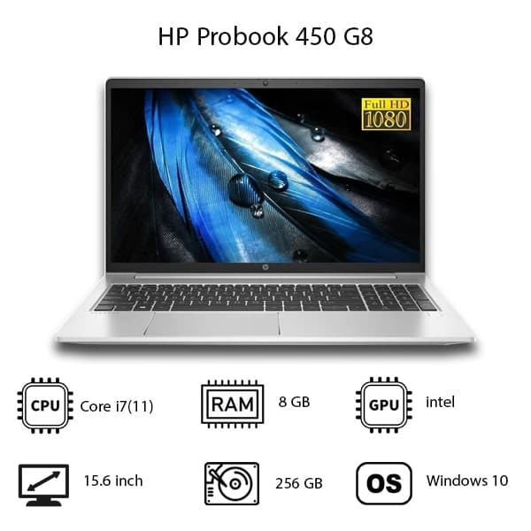 لپ تاپ اچ پی HP ProBook 450 G8 - i7 — تصویر ۶
