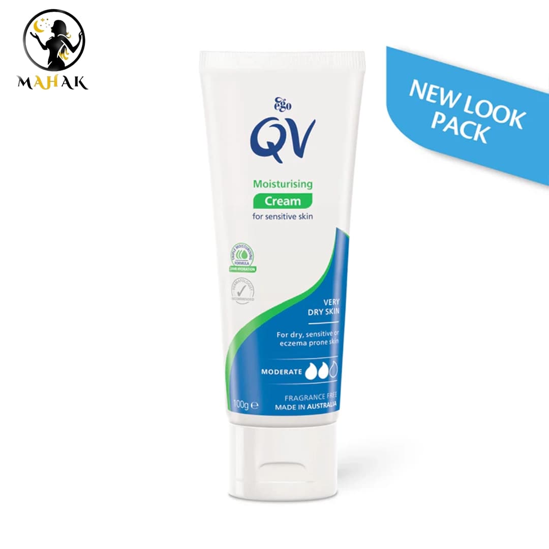 کرم مرطوب کننده پوست خشک کیو وی تیوپی اصل QV moisturising cream — تصویر ۲