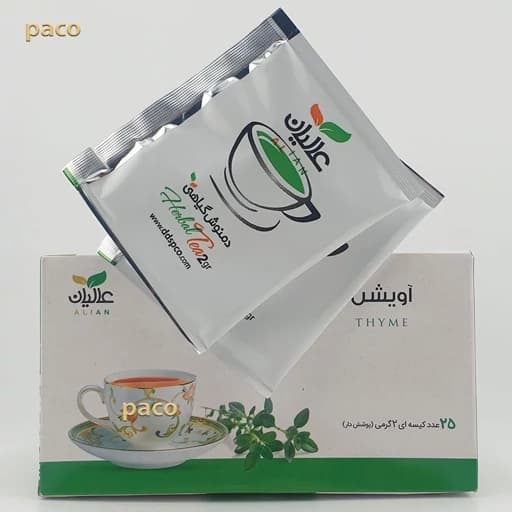 دمنوش آویشن کیسه ای عالیان- بسته ی25 عددی — تصویر ۲