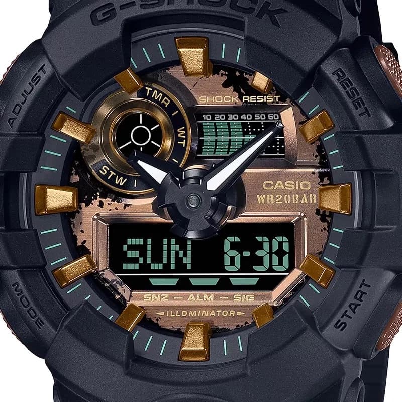 ساعت مچی مردانه برند کاسیو G-SHOCK (جی-شاک)مدل GA-700RC-1ADR — تصویر ۱۲