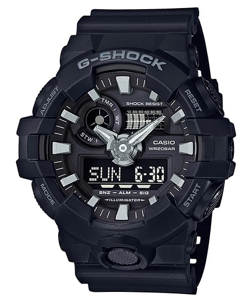 ساعت مچی مردانه برند G-SHOCK کاسیو مدل CASIO-GA-700-1BDR — تصویر ۱۰