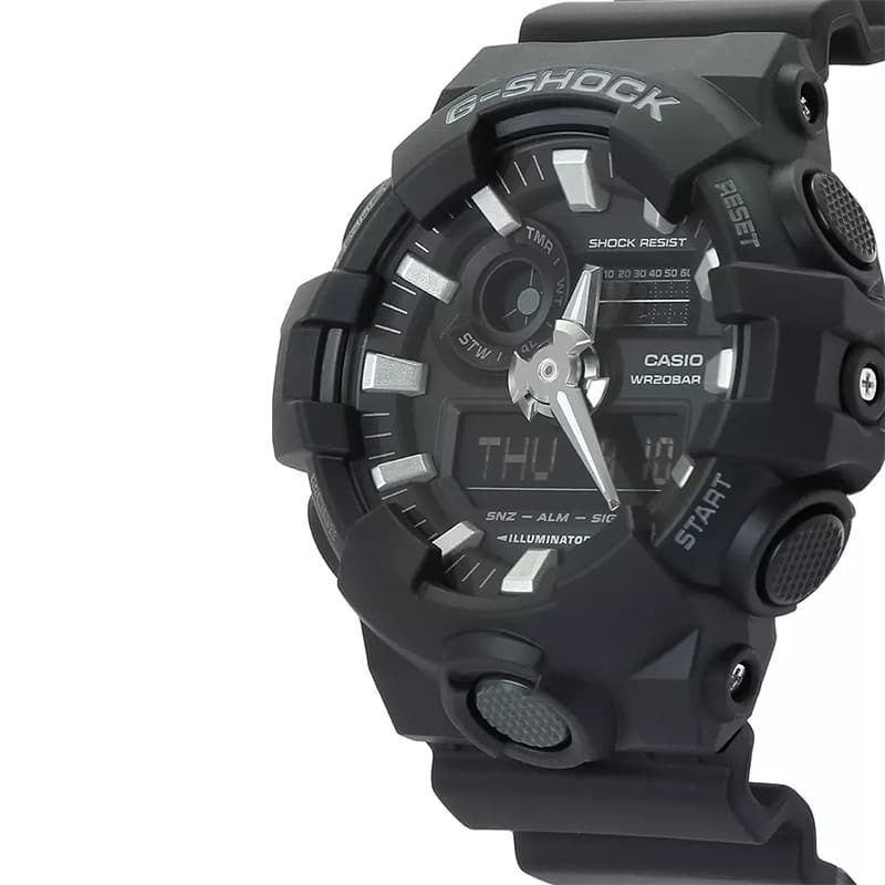 ساعت مچی مردانه برند G-SHOCK کاسیو مدل CASIO-GA-700-1BDR — تصویر ۹