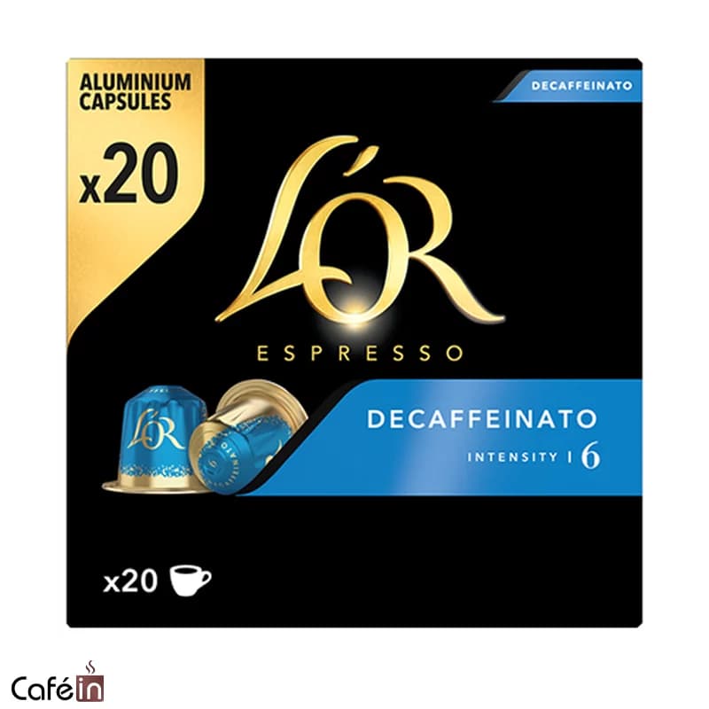 کپسول قهوه لور دیکف L’or Decaffeinato بسته 20 عددی — تصویر ۳