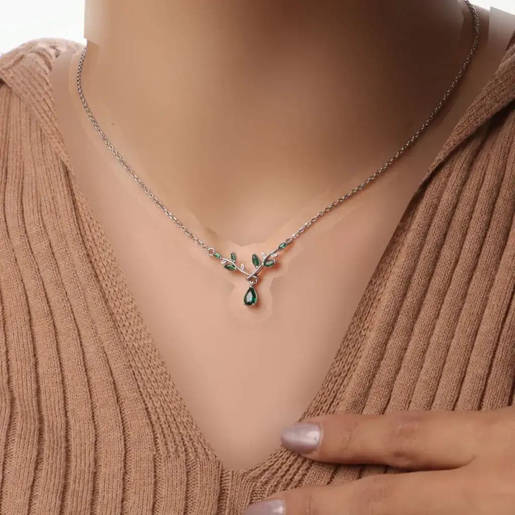 گردنبند نقره زنانه جی تی ای کد sv-272 - زیورچی — تصویر ۷