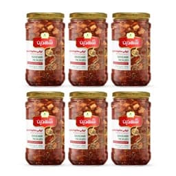 ترشی مخلوط بندری شهدین - 660 گرم- بسته 6 عددی — تصویر ۵