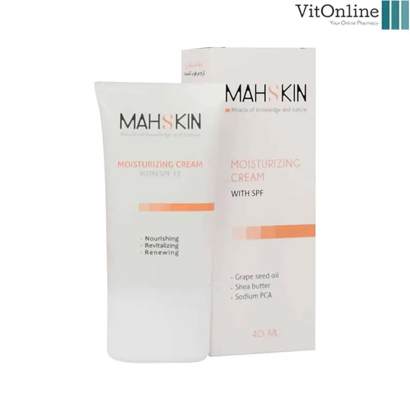 کرم مرطوب کننده حاوی SPF 12 مه اسکین 40 میلی لیتر
