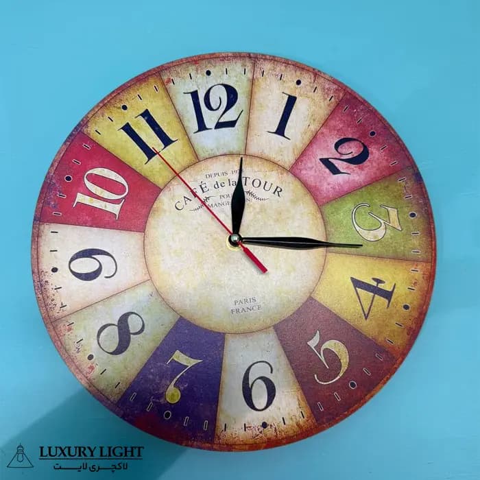 ساعت دیواری طرح آنتیک مدل 1090 — تصویر ۱۲