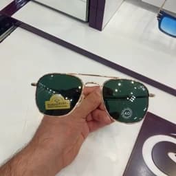 عینک آفتابی پلیسی آمریکن اپتیکال AO شیشه سنگ (رنگ سبز) — تصویر ۳