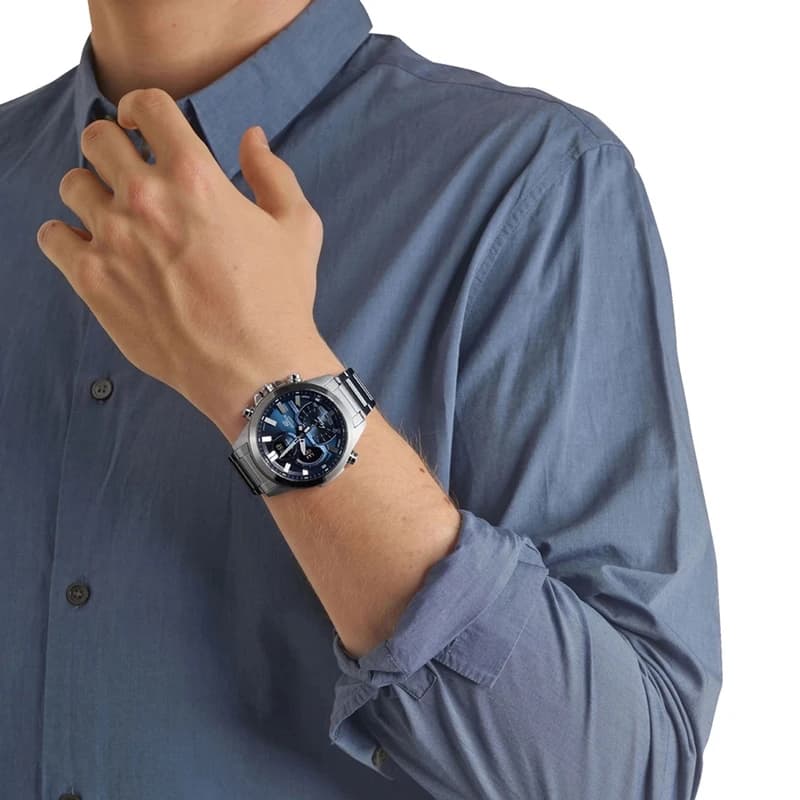 ساعت مچی مردانه برند Edifice مدل CASIO -ECB-30D-2ADF — تصویر ۱۱