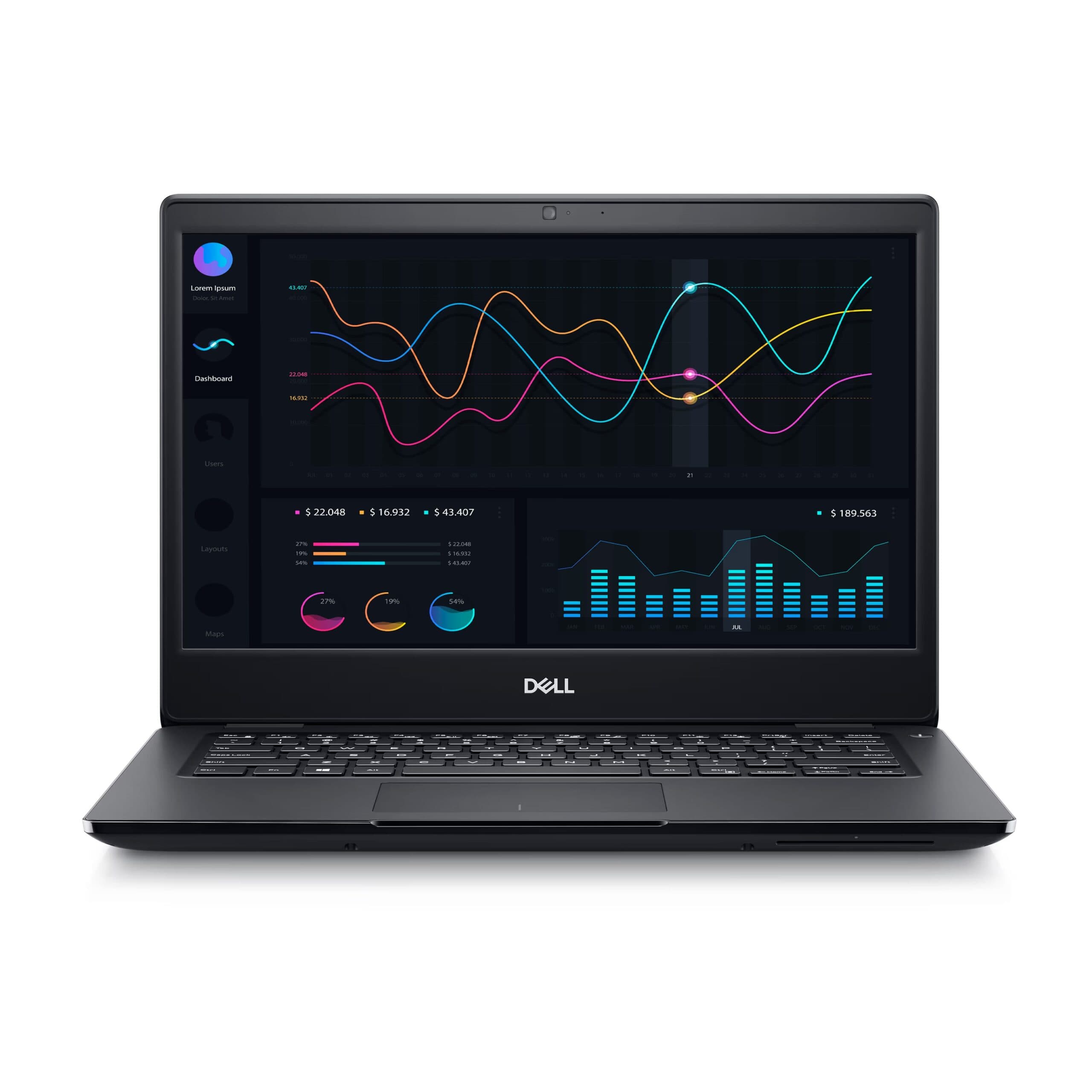 لپ تاپ کارکرده دل مدل WYSE 5470| Celeron N4100- 6G/8GB/256GB/Intel HD/14 inch