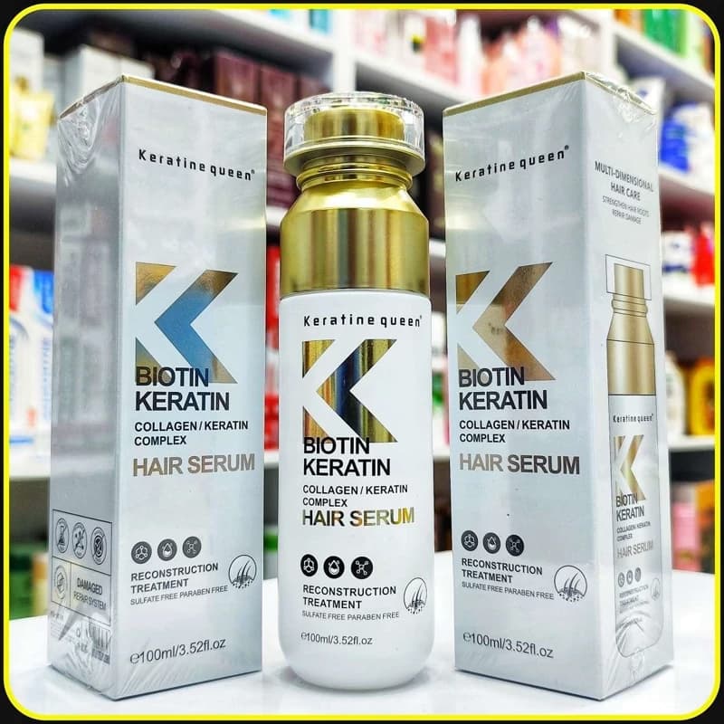 سرم مو بیوتین کراتین کویین | Biotin Keratin Queen Hair Serum - بیوتی مروارید