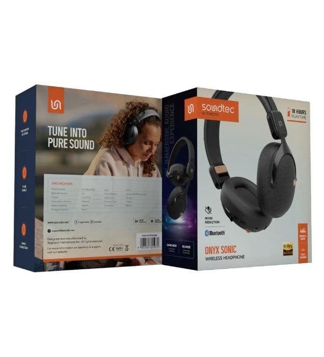 هدفون بی سیم پرودو مدل ONYX SONIC PDSTWLEP053BK — تصویر ۴