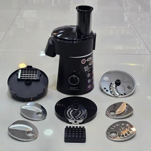 سالاد ساز 7 کاره مایر آلمان دارای رنده نگینی برای سالاد شیرازی مدل MR-1488 با ضمانت و ارسال رایگان — تصویر ۲