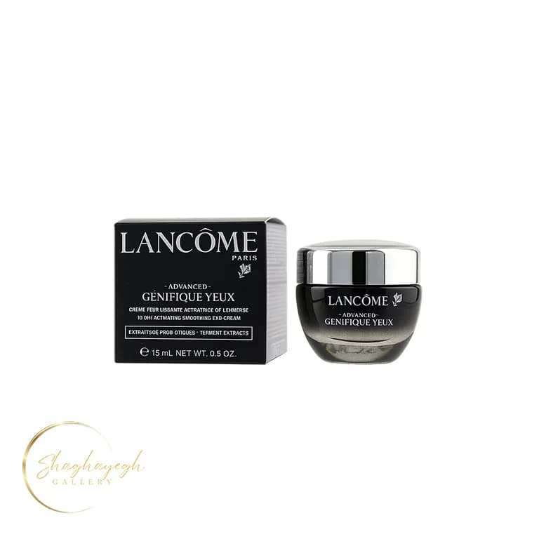 کرم دور چشم جوانساز و روشن‌کننده لانکوم ژنیفیک ۱۵ میل Lancôme Advanced Génifique Yeux Eye Cream - گالری شقایق