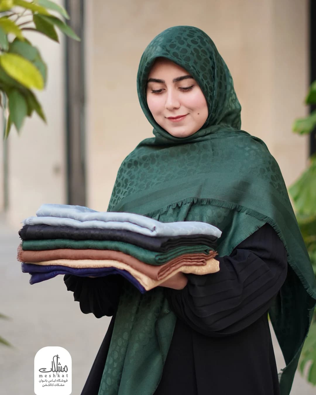 روسری نخ ژاکارد — تصویر ۳