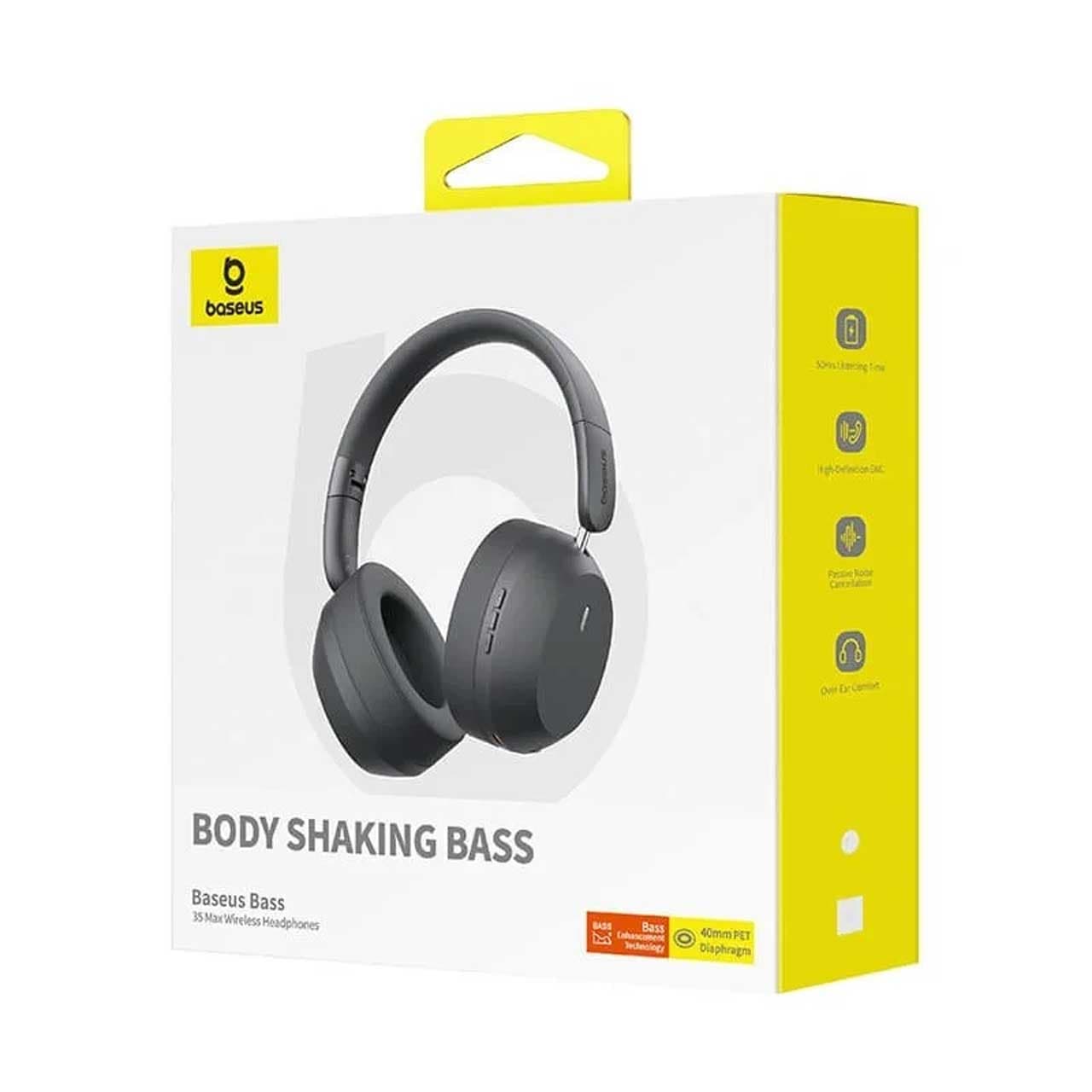 هدفون بلوتوثی باسئوس Baseus Bass 35 Max A00070800221-00 — تصویر ۷