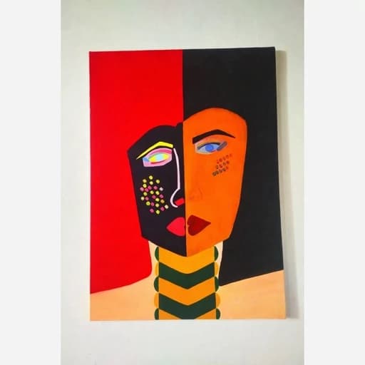 تابلو نقاشی دکوراتیو مدرن انتزاعی — تصویر ۲
