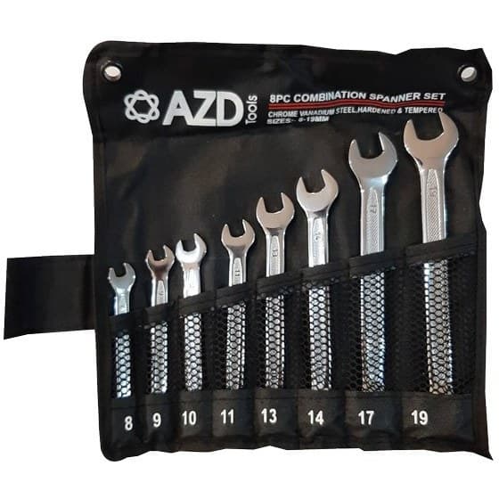 آچار یکسر رینگی 8عددی AZD