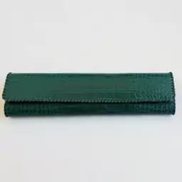 جعبه مضراب سنتور ،چرم صنعتی با کیفیت طرح کروکودیل، مناسب انواع مضراب ،دارای باکس چوبی — تصویر ۳