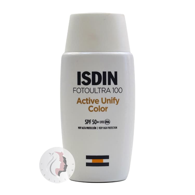ضد آفتاب و ضد لک ایزدین مدل اکتیو یونیفای کالر (Active Unify Color) حاوی SPF50 حجم 50 میل - سارای استور