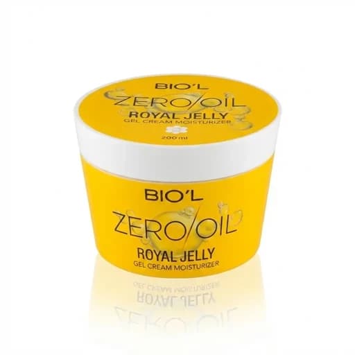 ژل کرم آبرسان بیول BIO'L مدل زیرو اویل Zero Oil حاوی ژل رویال کاسه ای حجم 200 میلی لیتر