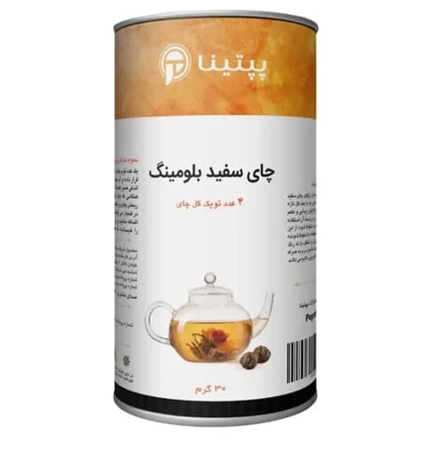 چای سفید بلومینگ قوطی 30 گرمی