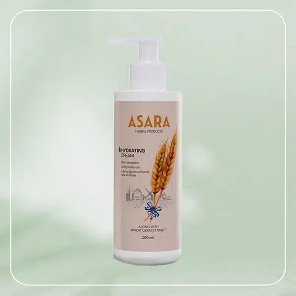 کرم آبرسان گیاهی آسارا (با عصاره جوانه گندم و جذب بالا) - آسارا