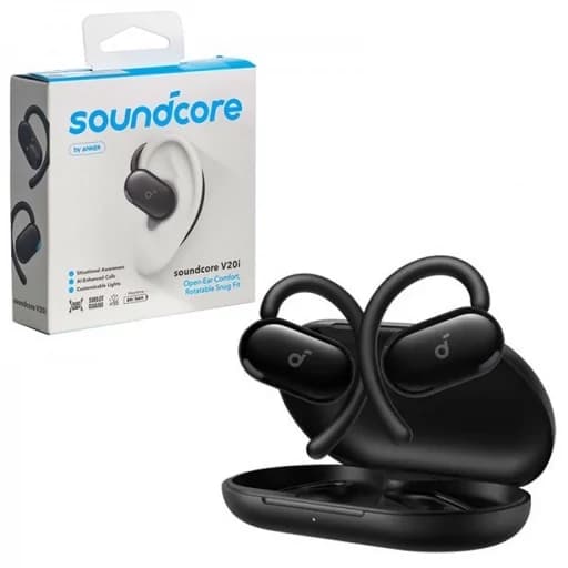 ایرپاد بلوتوث انکر (ANKER)مدل Soundcore V20i رنگ مشکی ( گارانتی 18 ماهه خدمات طلایی ایستا )