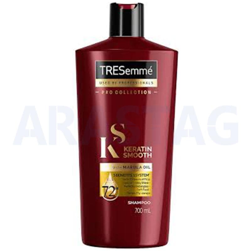 شامپو کراتینه ترزمه قرمز مدل Keratin Smooth حجم 700 میلی — تصویر ۷