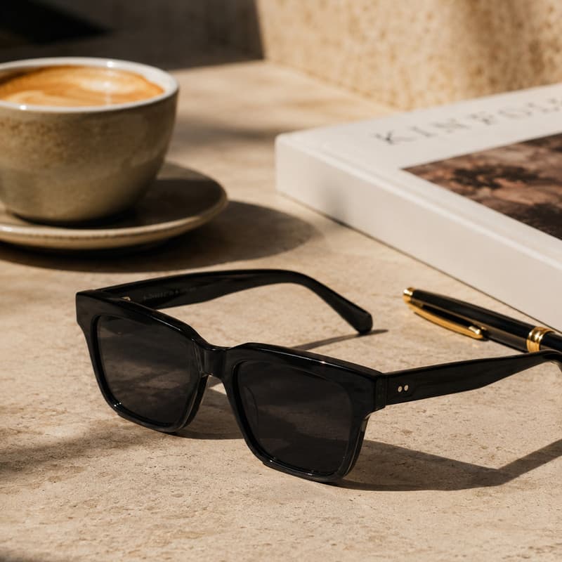عینک آفتابی پلاریزه و UV400 ویفرر(Wayfarer) مردانه ریزالت مدل RE009C4 — تصویر ۱۰