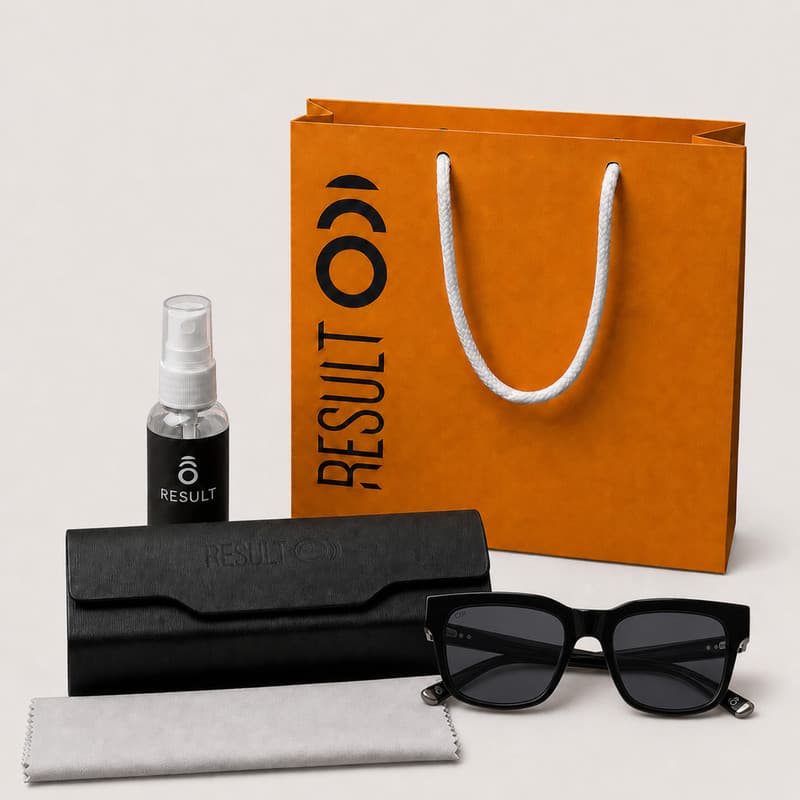عینک آفتابی پلاریزه و UV400 ویفرر(Wayfarer) مردانه ریزالت مدل RE009C4 — تصویر ۴