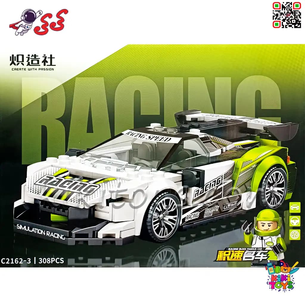 لگو ماشین مسابقه‌ای Racing مدل C2162-3 ست 308 قطعه