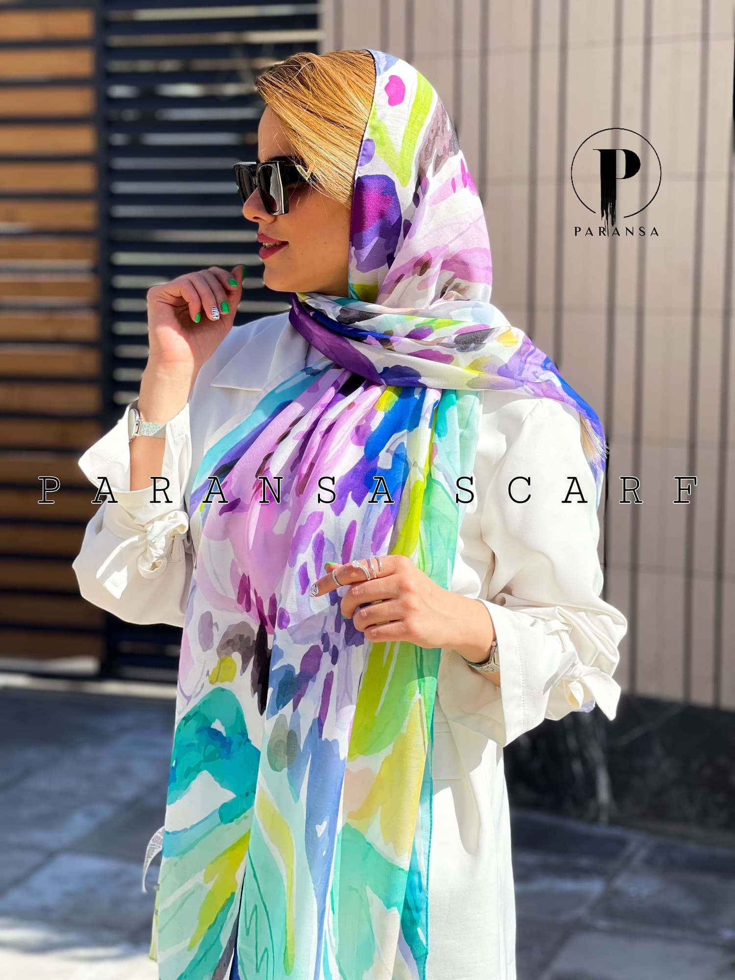 شال نخی Stradivarius - مجموعه پرنسا — تصویر ۲