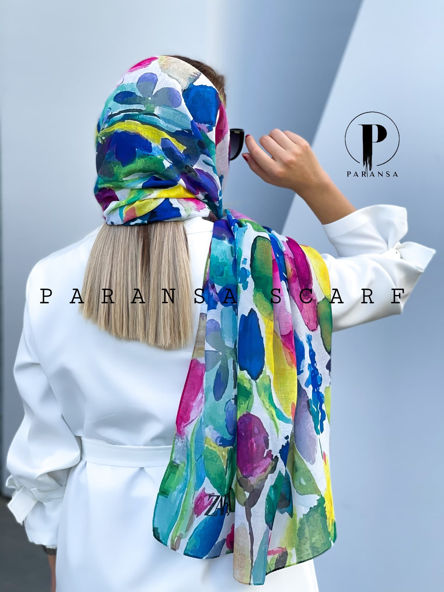 شال نخی ZARA - مجموعه پرنسا — تصویر ۳