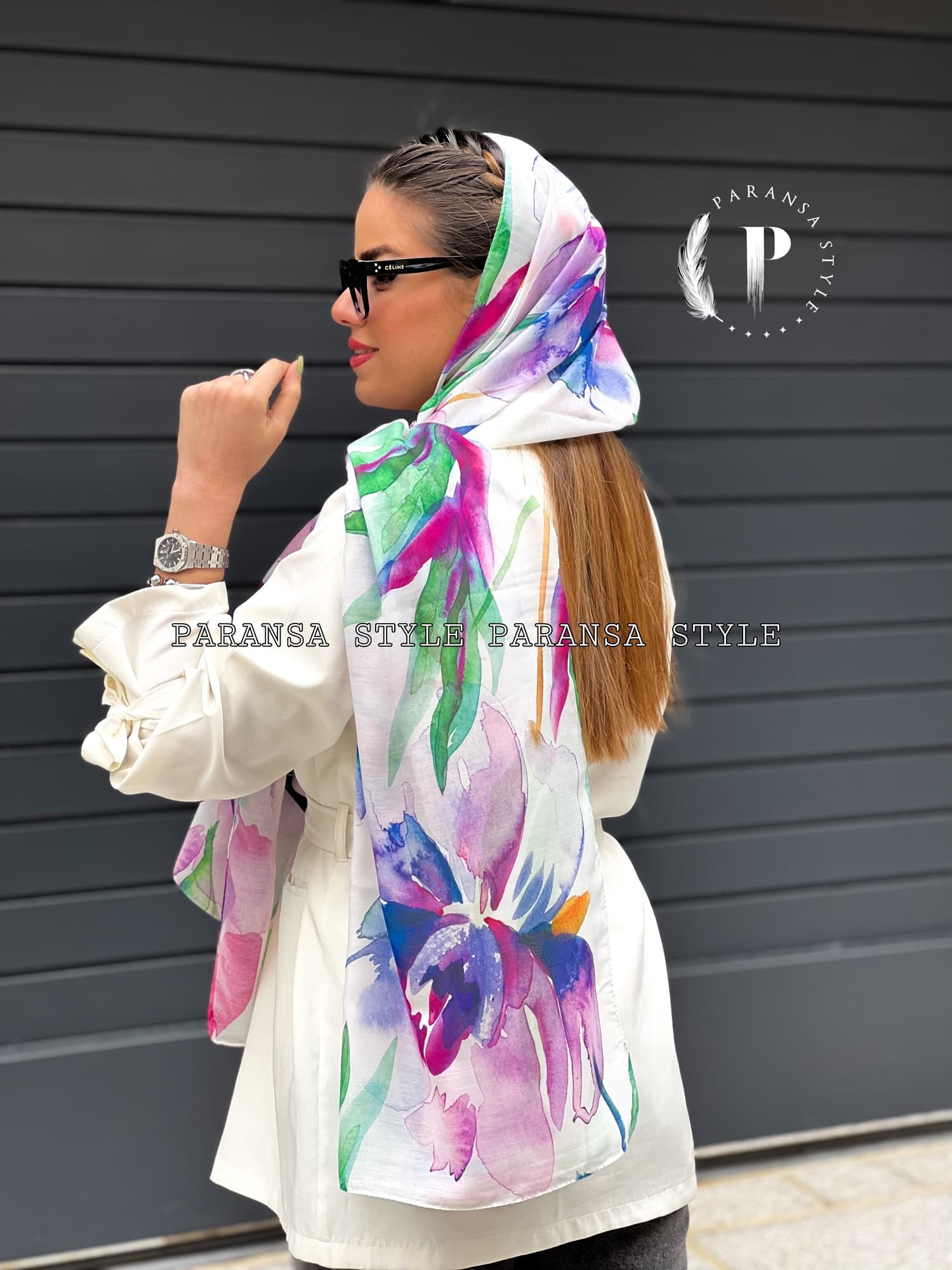 شال نخی ZARA - مجموعه پرنسا — تصویر ۹