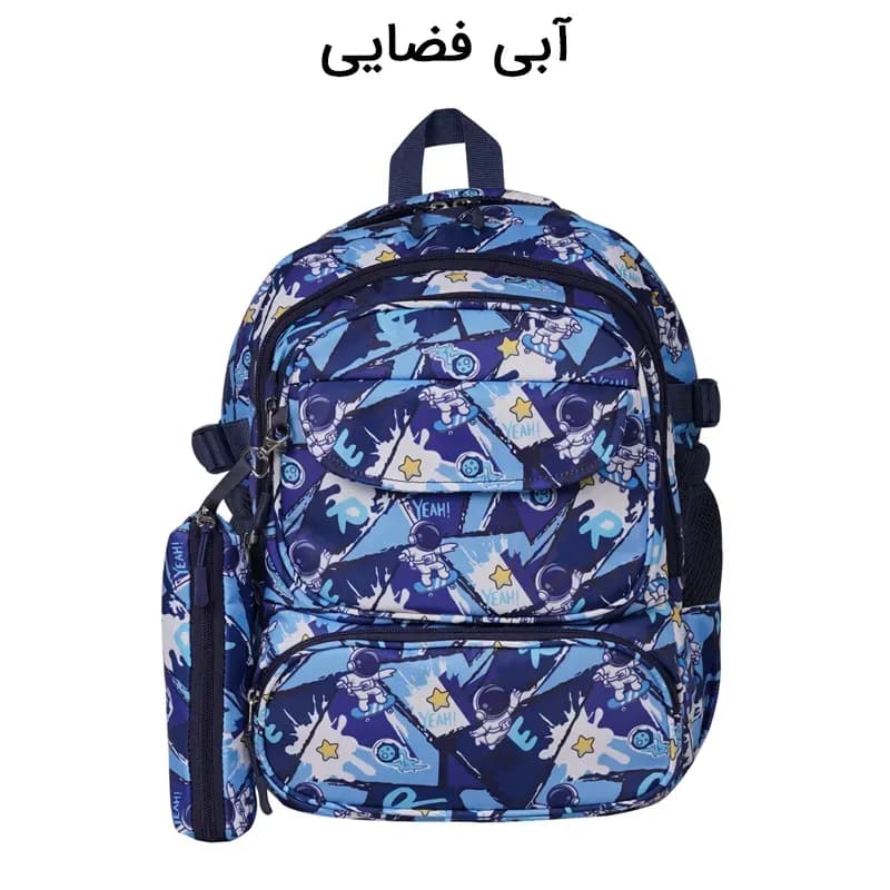 کوله پشتی تحصیلی نیلپرتوریستر مدل هیوا NTLB621 (ارسال فوری) — تصویر ۳
