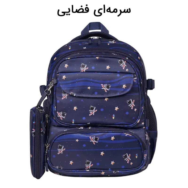 کوله پشتی تحصیلی نیلپرتوریستر مدل هیوا NTLB621 (ارسال فوری) — تصویر ۶