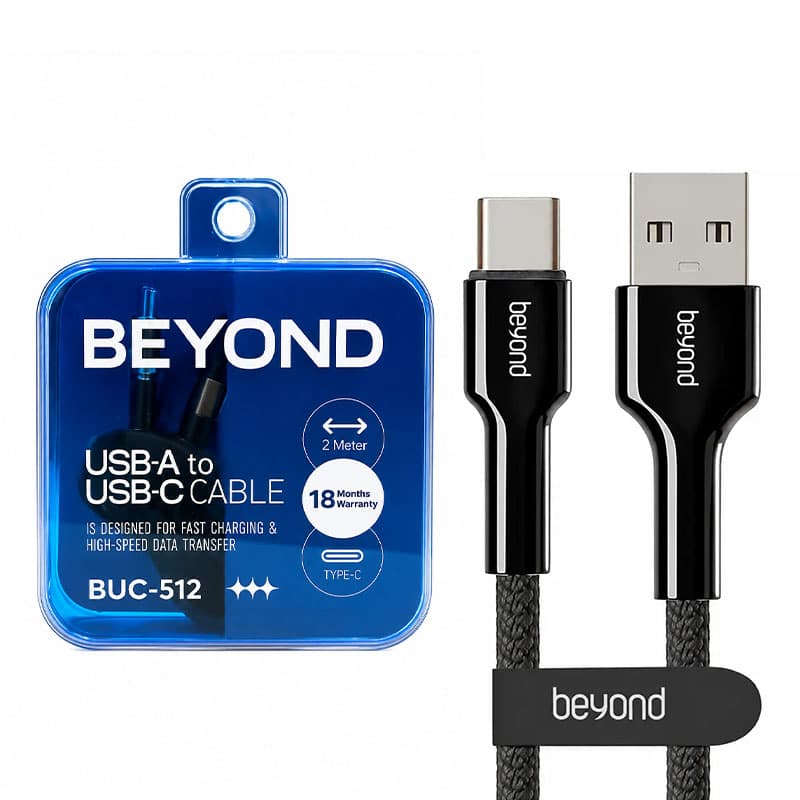 کابل USB-A به USB-C بیاند مدل BUC-512 طول 2 متر — تصویر ۲