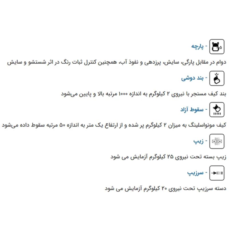 کوله پشتی مونو اسلینگ نیلپرتوریستر مدل ساران سایز کوچک NTLB607 S (ارسال فوری) — تصویر ۳