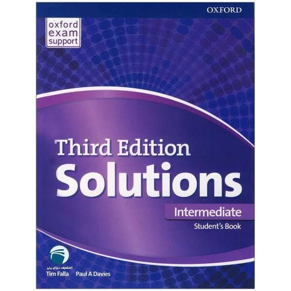 کتاب solutions intermediate