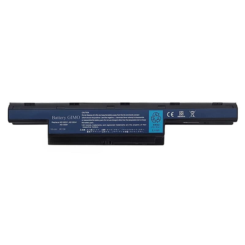 باتری لپ تاپ ایسر Laptop Acer Aspire E1-571 | برند GIMO | ظرفیت 4000 | 45 وات | 11.7~10.8 ولت | 6 سلول
