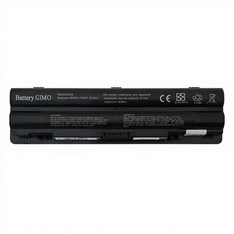 باتری لپ تاپ دل مدل Laptop Dell XPS L502-L501 | برند GIMO | ظرفیت 4000 | 45 وات | 6 سلول