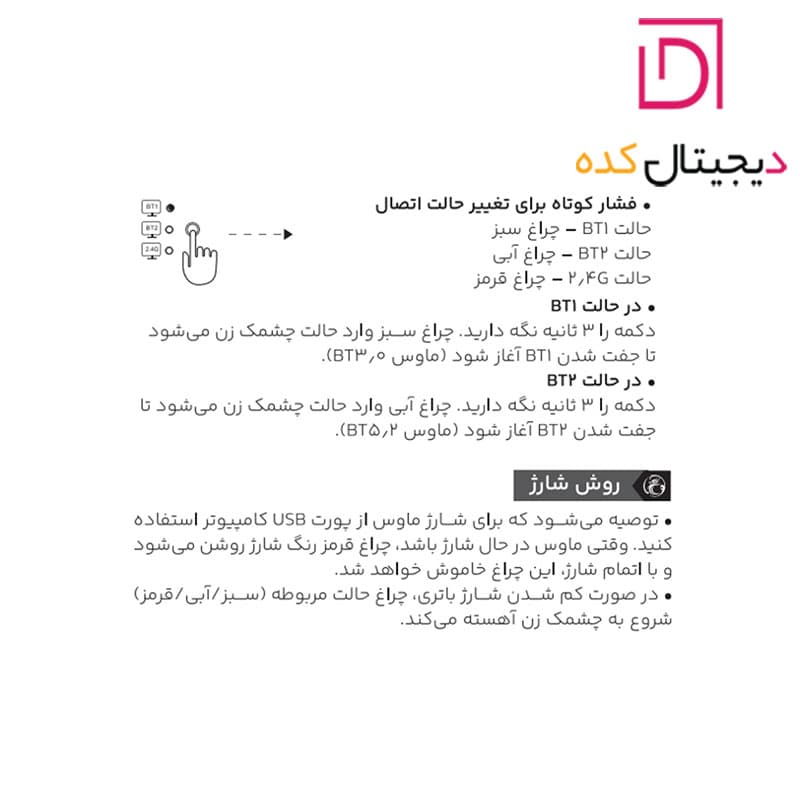 ماوس بی‌سیم زیچر مدل M385 — تصویر ۵