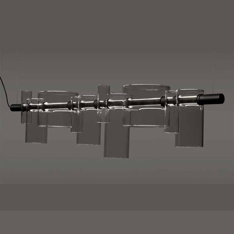 لوستر آویز مدرن مدل Oluce glass liner کد L414